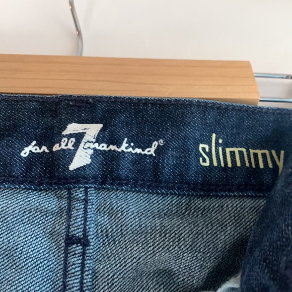 7 For All Mankind Slimmy Darkwash Men’s Jeans size 32 - Picture 4 of 16